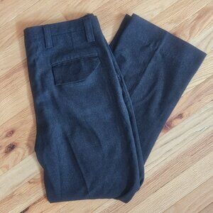Vintage 1990's Gianni Versace Men's Gray Wool Trouser Pants Medusa Size 34/32
